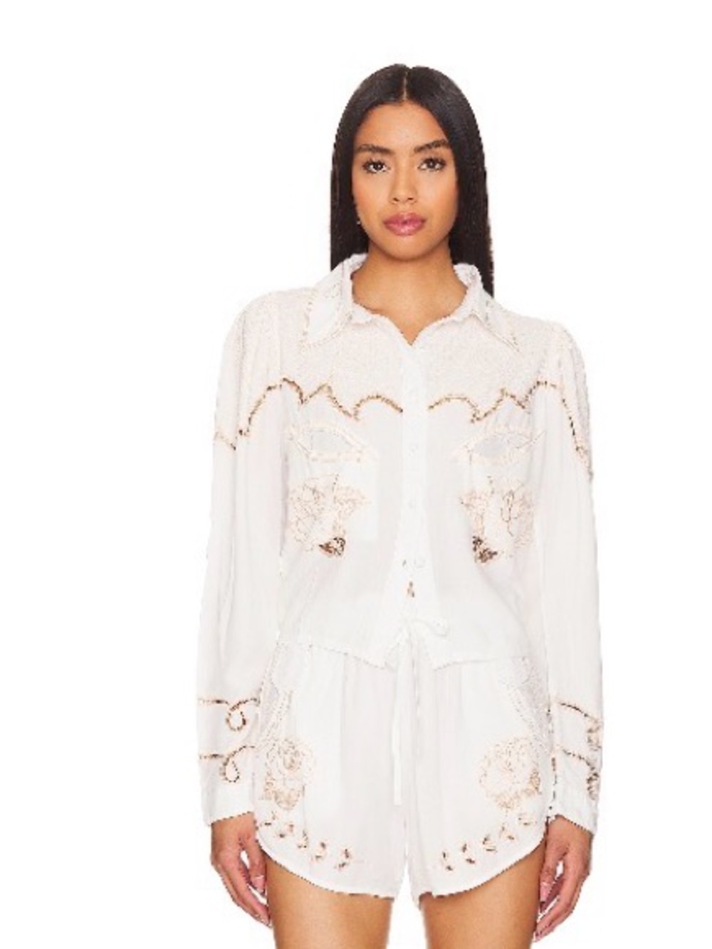 Jen's Pirate Booty Jolene Button-Down Shirt